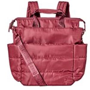 Samantha Brown To-Go 3 Ways to Wear Convertible Tote burgundy travel backpack